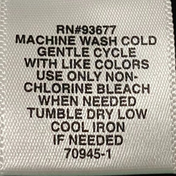 NWT - Liz Claiborne 3/4 length sleeve, black "Love" tunic, size XXL - Picture 9 of 12